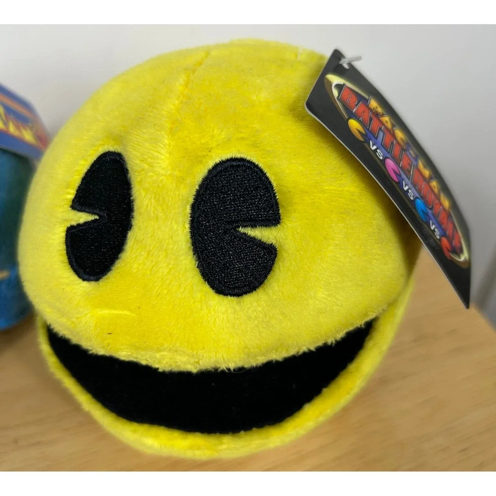Bandai Namco Pac-Man Battle Royale Plush Set of 3 Red Blue Yellow Toy Factory 4